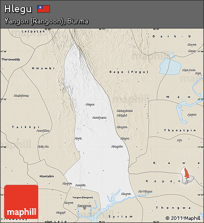 Classic Style Map of Hlegu