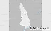 Gray Map of Hlegu, single color outside