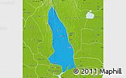 Political Map of Hlegu, physical outside