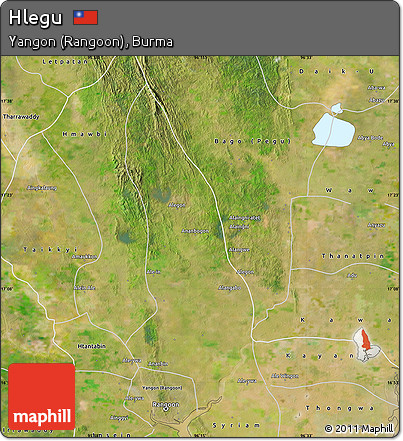 Satellite Map of Hlegu