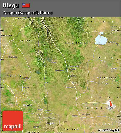 Satellite Map of Hlegu