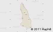 Shaded Relief Map of Hlegu, cropped outside