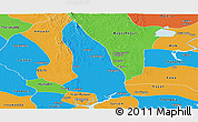 Political Panoramic Map of Hlegu