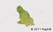 Satellite Panoramic Map of Hlegu, cropped outside