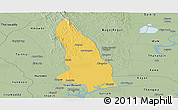 Savanna Style Panoramic Map of Hlegu