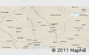 Shaded Relief Panoramic Map of Hlegu