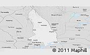Silver Style Panoramic Map of Hlegu