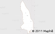 Classic Style Simple Map of Hlegu, cropped outside