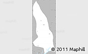 Gray Simple Map of Hlegu