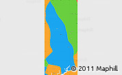 Political Simple Map of Hlegu