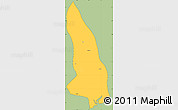 Savanna Style Simple Map of Hlegu, cropped outside