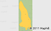 Savanna Style Simple Map of Hlegu