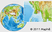 Physical Location Map of Htantabin, highlighted parent region