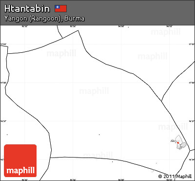 Blank Simple Map of Htantabin