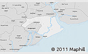 Silver Style 3D Map of Kawkhmu