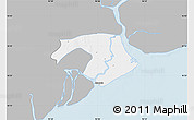 Gray Map of Kawkhmu, single color outside