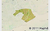 Satellite Map of Kawkhmu, lighten