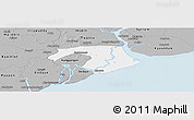 Gray Panoramic Map of Kawkhmu