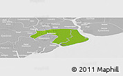 Physical Panoramic Map of Kawkhmu, lighten, desaturated