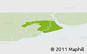 Physical Panoramic Map of Kawkhmu, lighten