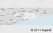 Silver Style Panoramic Map of Kawkhmu