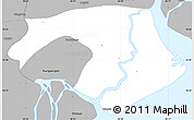 Gray Simple Map of Kawkhmu