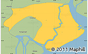 Savanna Style Simple Map of Kawkhmu