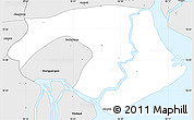 Silver Style Simple Map of Kawkhmu