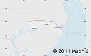 Silver Style Map of Kayan, single color outside
