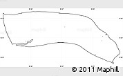 Blank Simple Map of Kayan, cropped outside, no labels