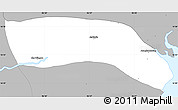 Gray Simple Map of Kayan