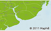 Physical 3D Map of Kyauktan