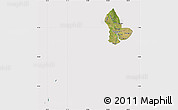 Satellite Map of Yangon (Rangoon), cropped outside