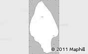 Gray Simple Map of Taikkyi