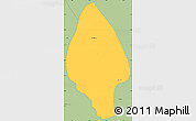 Savanna Style Simple Map of Taikkyi