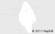 Silver Style Simple Map of Taikkyi