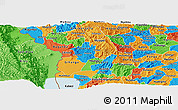 Political Panoramic Map of Bubanza