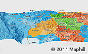 Political Shades Panoramic Map of Bubanza