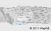 Silver Style Panoramic Map of Bubanza