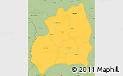 Savanna Style Simple Map of Bubanza