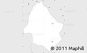 Silver Style Simple Map of Mugamba