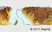 Physical Panoramic Map of Rumonge