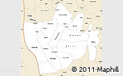 Classic Style Simple Map of Bururi