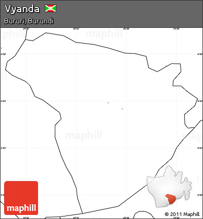 Blank Simple Map of Vyanda, no labels