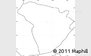 Blank Simple Map of Vyanda, no labels