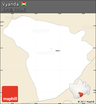 Classic Style Simple Map of Vyanda