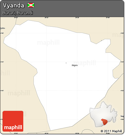 Classic Style Simple Map of Vyanda