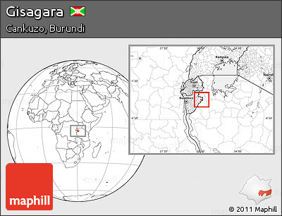 Blank Location Map of Gisagara