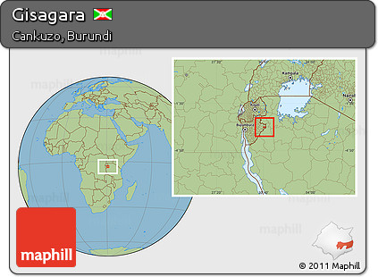 Savanna Style Location Map of Gisagara