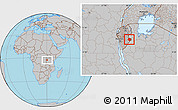 Gray Location Map of Cankuzo